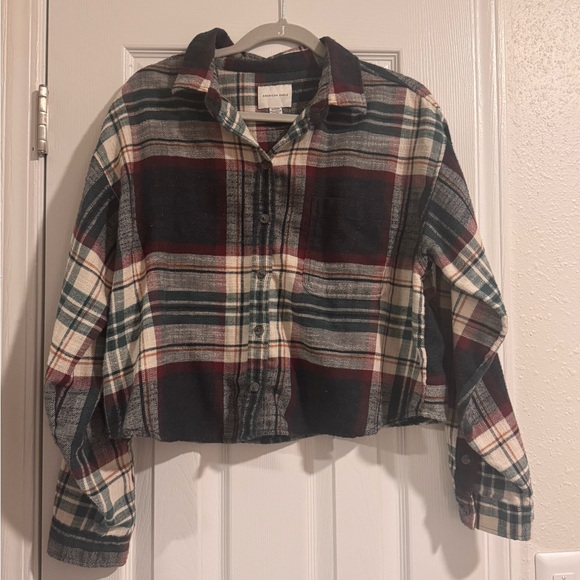 American Eagle Outfitters Tops - American Eagle Outfitters Multicolor Plaid Shirt